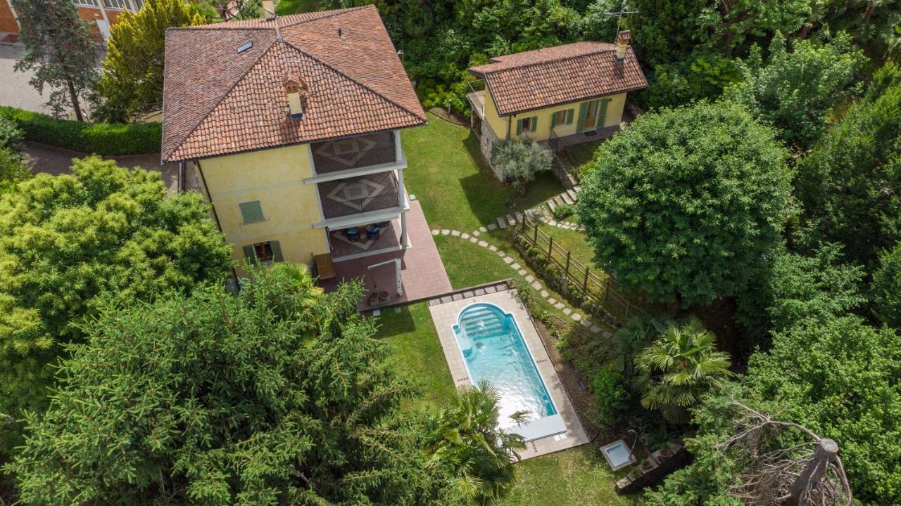 L'Ortensia Della Villa Isabella, Camera Con Vista Lago, Balcone Sul Parco E Bagno Esclusivo All'Esterno Della Camera Στρέσα Εξωτερικό φωτογραφία