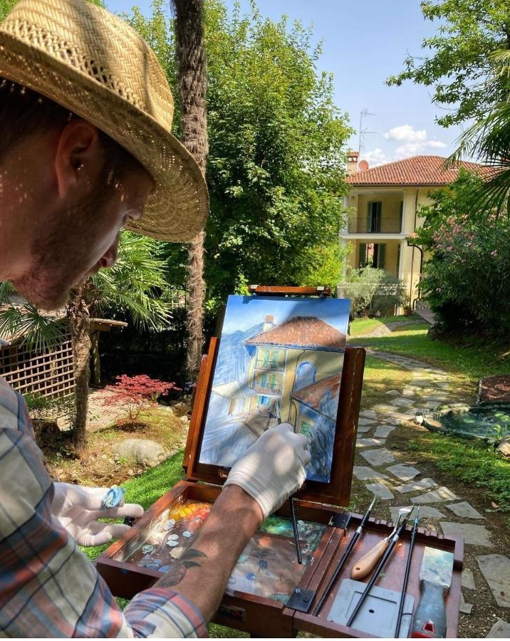 L'Ortensia Della Villa Isabella, Camera Con Vista Lago, Balcone Sul Parco E Bagno Esclusivo All'Esterno Della Camera Στρέσα Εξωτερικό φωτογραφία